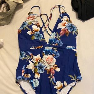 Cupshe floral print bathing suit